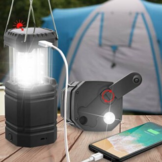 3000 Large Capacity Hand Crank Solar Camping Lantern Review - Portable and Reliable